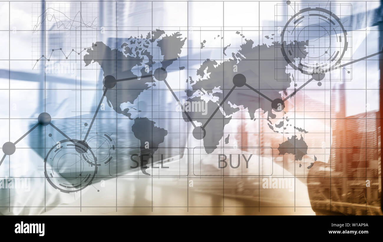 Forex Trading Investment Financial Chart Graphs Business And - 